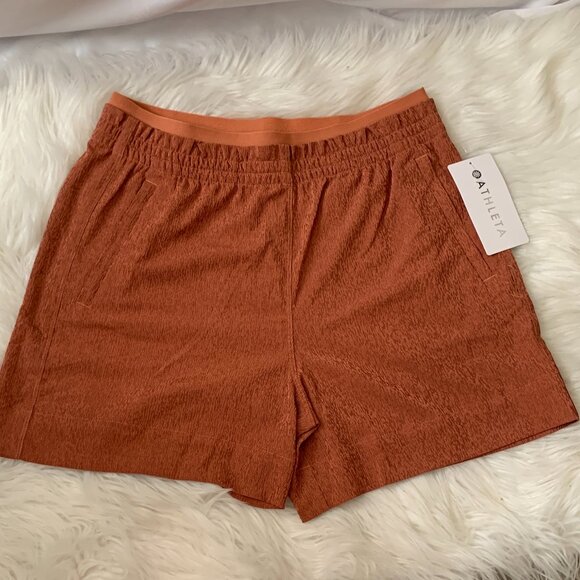 ATHLETA Echo Short in Burnt Orange Sz - Picture 1 of 4